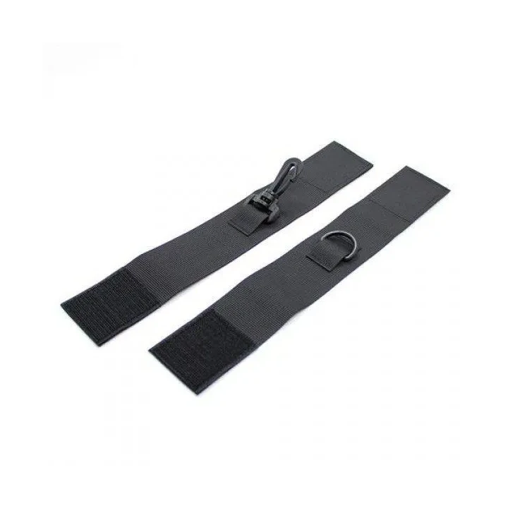 Kajdanki nylonowe Easy Cuffs Arms w kolorze czarnym - idealne do zabaw fetyszycznych