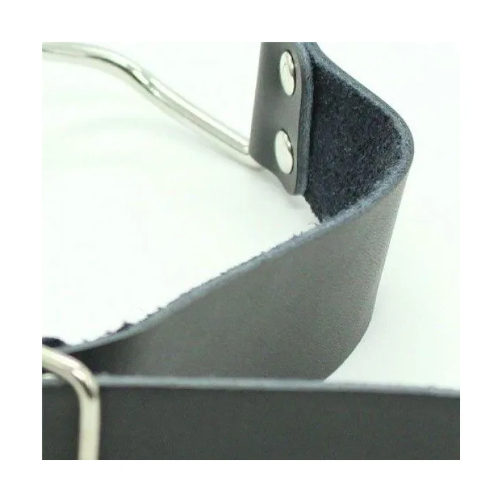 Knebel-Ring Gag Deep Throat z szerokim pierścieniem - akcesorium do intensywnych doznań