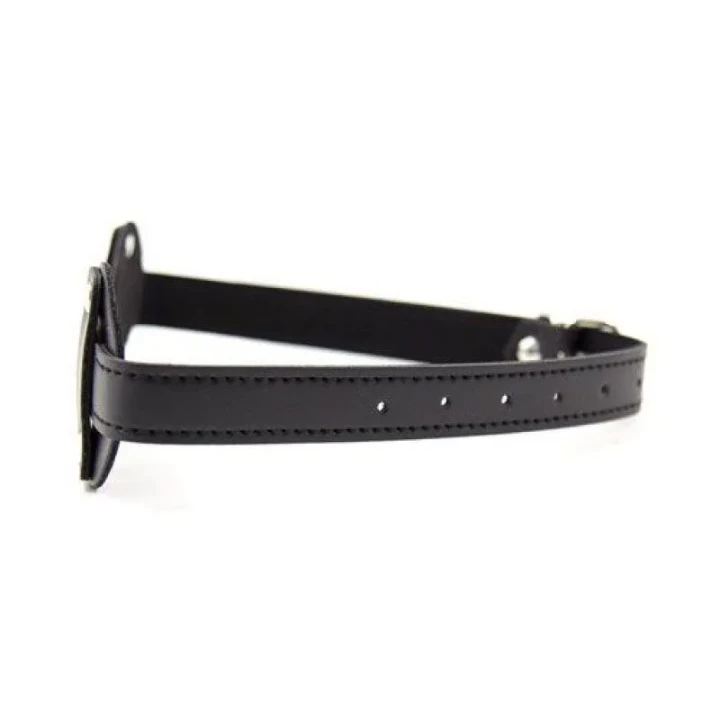 Maseczka do zasłaniania oczu z sztucznej skóry, regulowany pasek, dla par