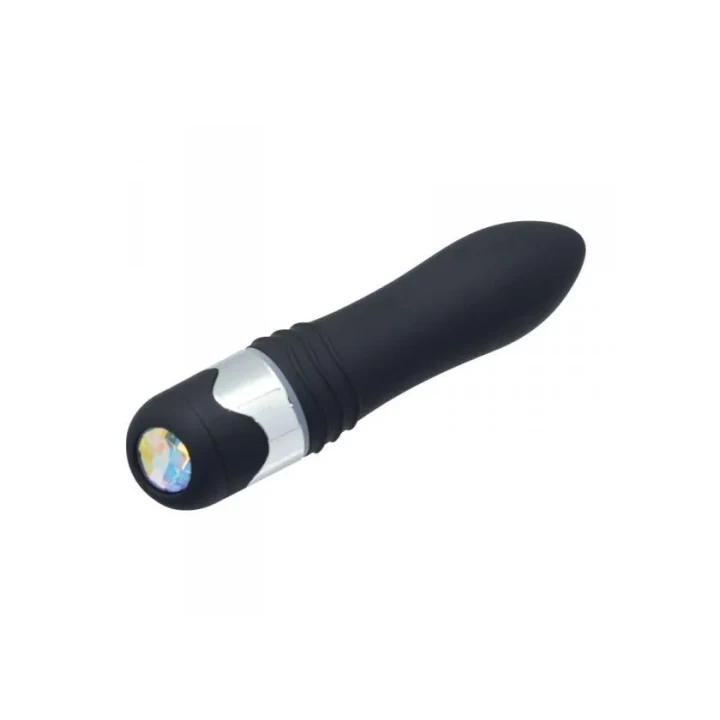 Wibrator do stymulacji intymnej, smukły z dużym diamentem, wodoodporny, wielokrotne wibracje