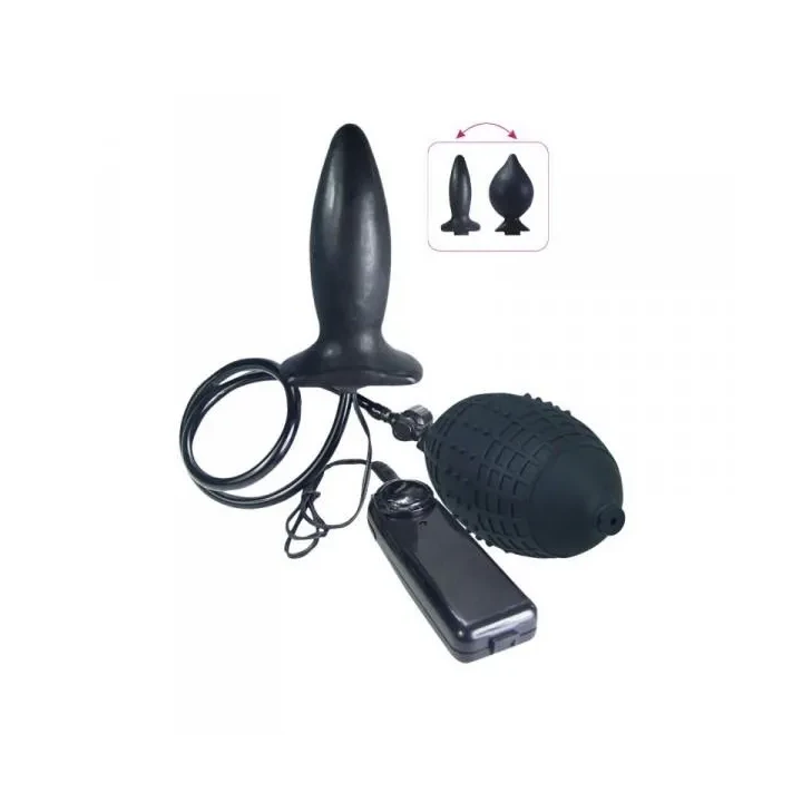 Wibrator analny z regulacją obrotów i 5 trybami wibracji, 11 cm, ABS