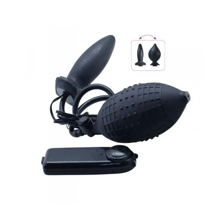 Wibrator analny z regulacją obrotów i 5 trybami wibracji, 11 cm, ABS