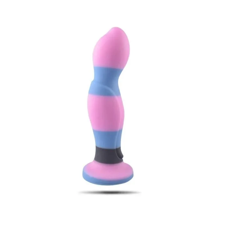 Wielokolorowe dildo G-Spot Bishop Toyz4Lovers, silikonowe, wodoodporne, 17 cm