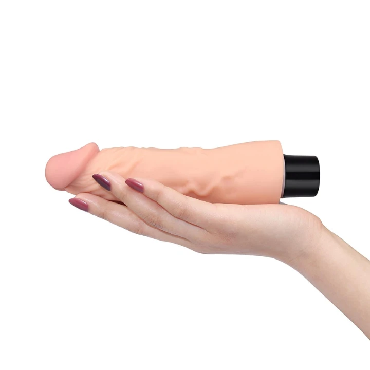 Wibrator wibracyjny 7” z miękkiego materiału, 10 prędkości, wodoodporny