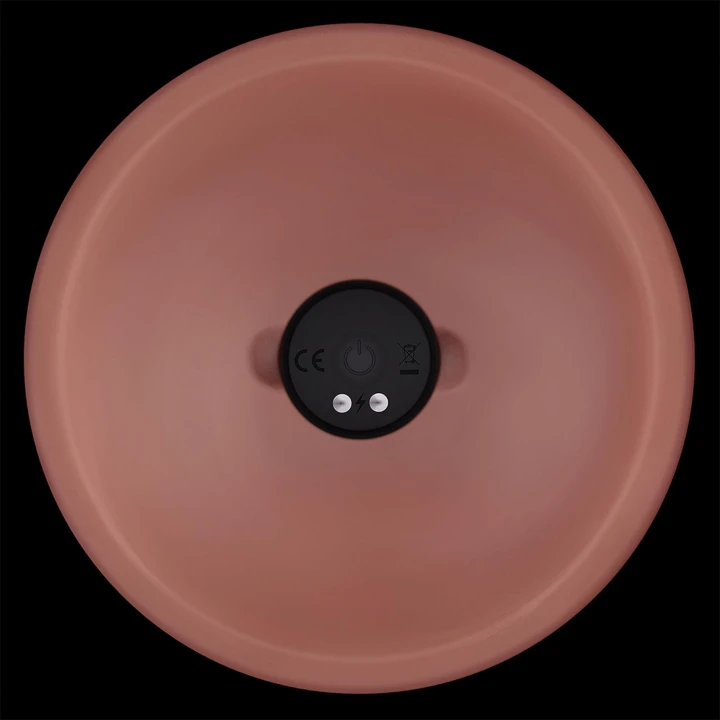 Wibrator wibrujący z podwójną gęstością, 16 cm, PVC, wodoodporny, mocna przyssawka