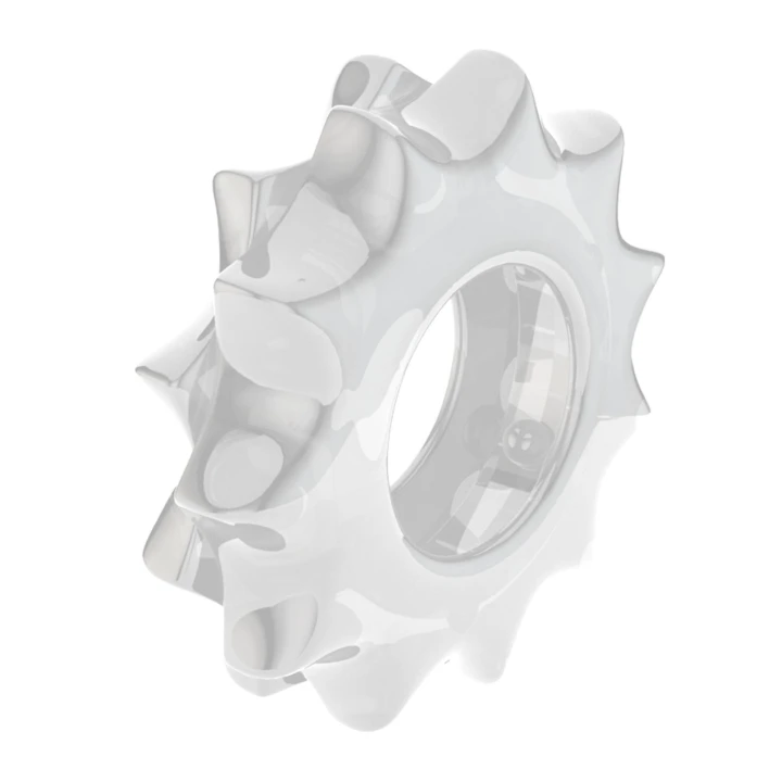 Pierścień erekcyjny POWER PLUS Clear, regulowany 0,8-4 cm, z TPE, bez lateksu