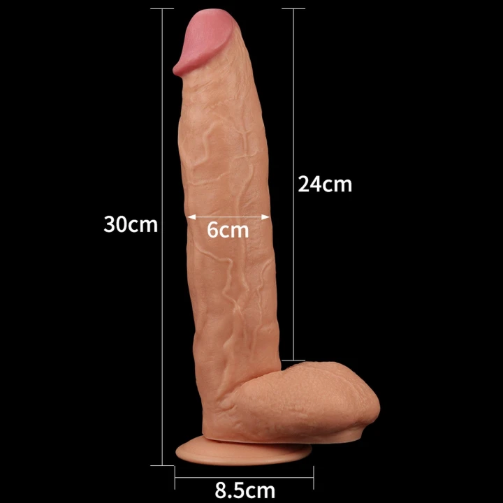 Realistyczne dildo w rozmiarze king size, 11