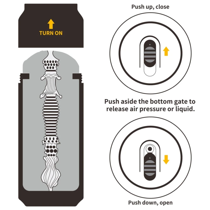 Masturbator Pleasure Brew Blond Ale z miękkiego TPE, 2.9