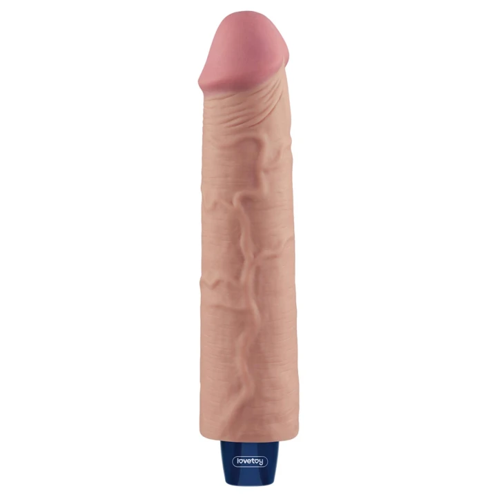 Wibracyjny dildo 9,5 cala z TPE, ładowanie USB, wodoodporne, realistyczny wygląd