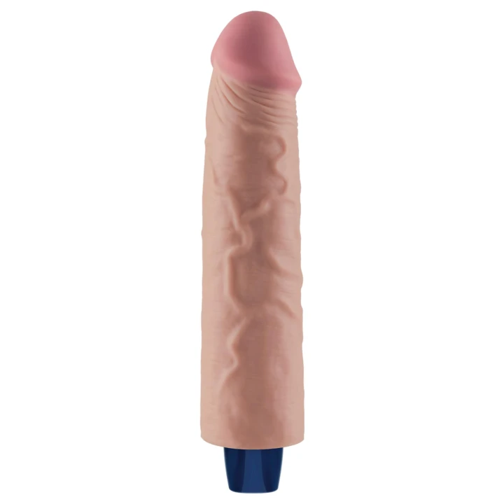 Wibracyjny dildo 9,5 cala z TPE, ładowanie USB, wodoodporne, realistyczny wygląd