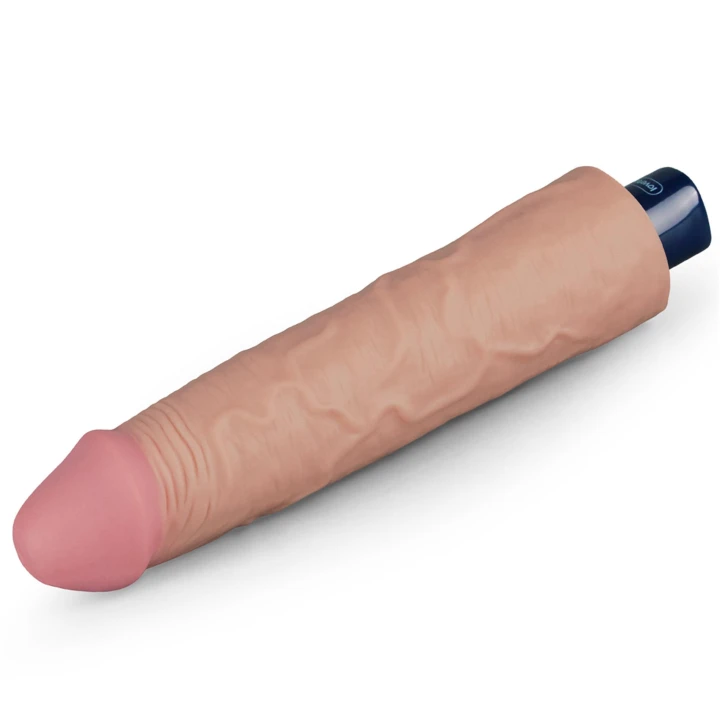 Wibracyjny dildo 9,5 cala z TPE, ładowanie USB, wodoodporne, realistyczny wygląd