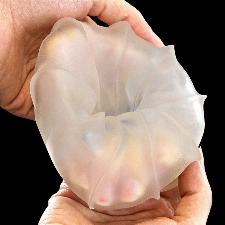 Masturbator dla mężczyzn Giant Egg Climax Spiral, elastyczny TPE, kompaktowy 13 cm