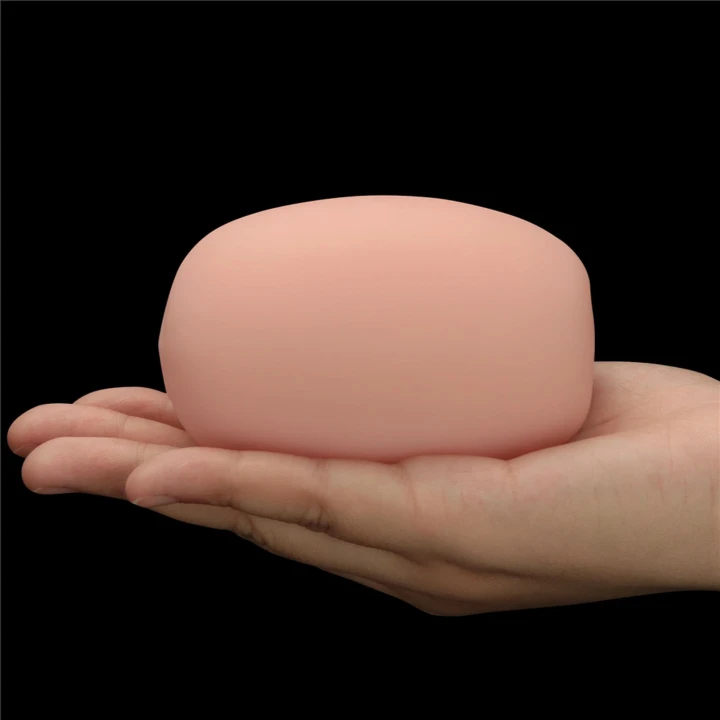 Dwustronny masturbator wibracyjny z symulacją pochwy i anus 10,3 cm