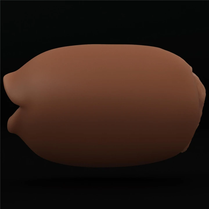 Dwustronny stymulator intymny - masturbator z wibracjami, TPE, 10.3 cm, bezpieczny