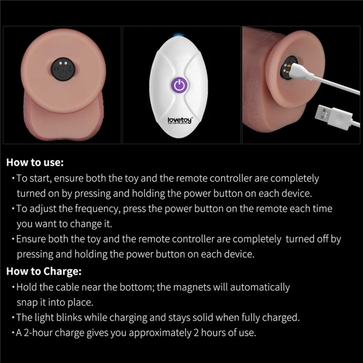 Dwuwarstwowe silikonowe dildo wibracyjne 20 cm z pilotem, wodoodporne, 10 trybów wibracji