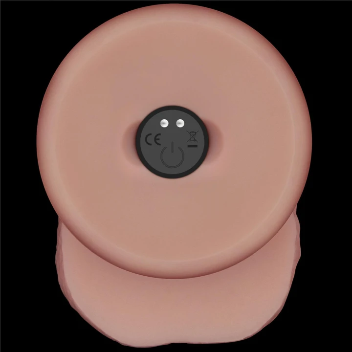 Wibracyjny dong silikonowy Pro II, 10 trybów, wodoodporny, z pilotem, 21,6 cm