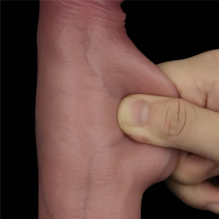 Wibracyjny dong silikonowy Pro II, 10 trybów, wodoodporny, z pilotem, 21,6 cm