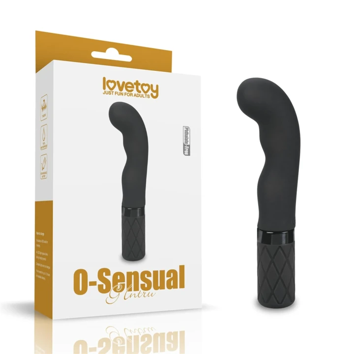 Wibrator silikonowy O-Sensual G Intru z 7 trybami wibracji, wodoodporny 15.2 cm
