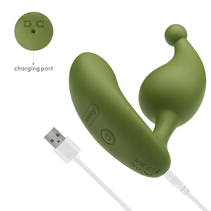 Masażer prostaty L'Allure Apex z USB, silikonowy, wodoodporny, 10 trybów wibracji