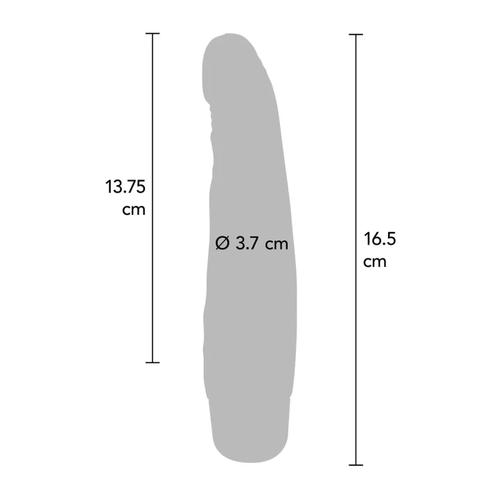 Wibrator mini klasyczny slim, silikonowy, różowy, wodoodporny, z regulacją obrotów