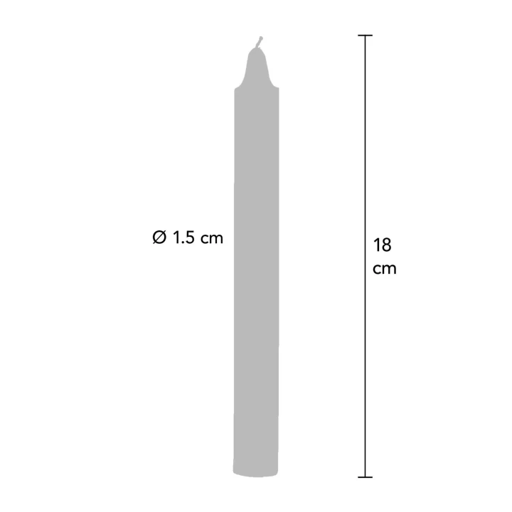 Świece drippingowe z wosku sojowego w kolorach japońskich, długość 18 cm