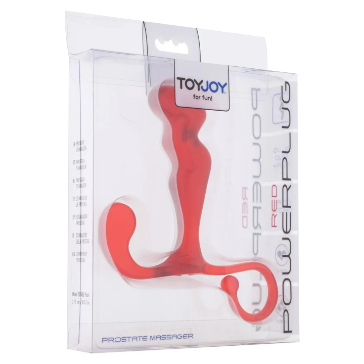 Power Plug Prostate Massager Red