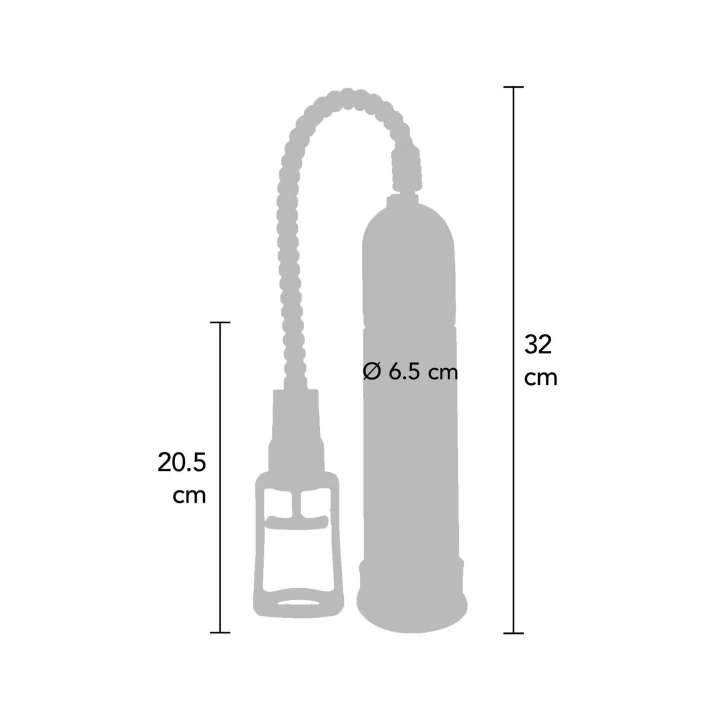 Pompa powiększająca do mężczyzn z inteligentnym systemem pompowania i wibracjami