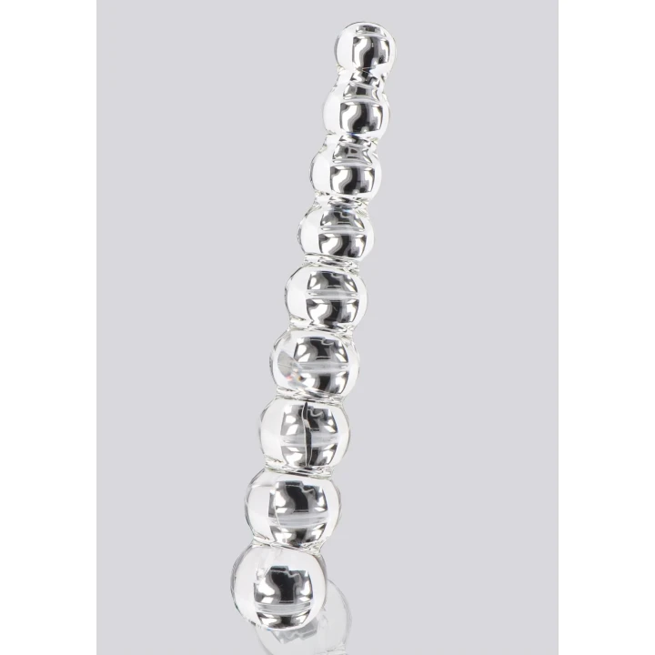 Luksusowe szklane Dildo o zmysłowych kształtach, długość 22 cm, wodoodporne