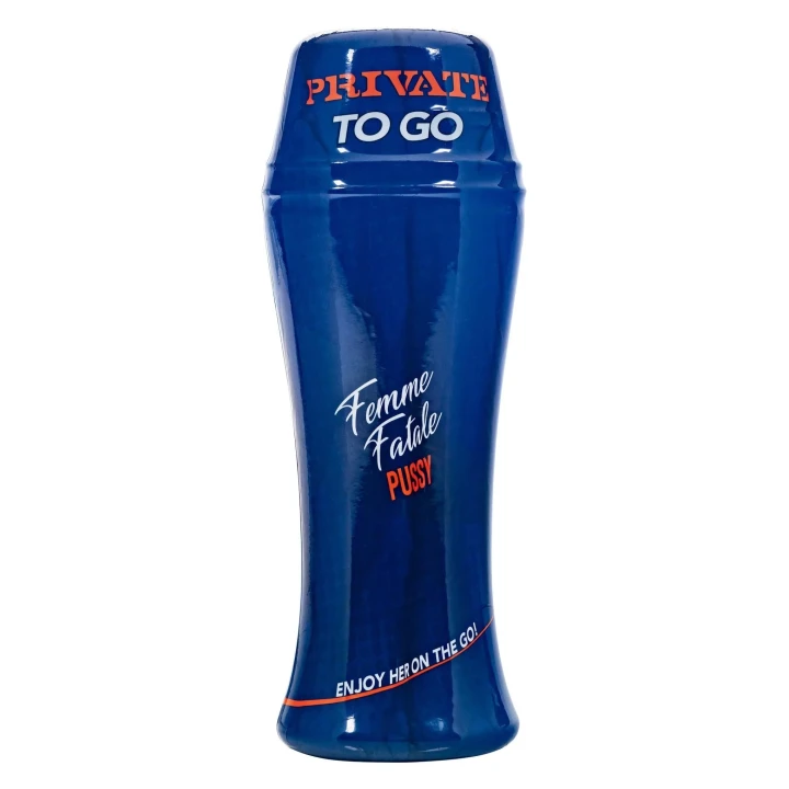 Masturbator podróżny Femme Fatale To Go - lekka skóra, wodoodporny, dyskretny