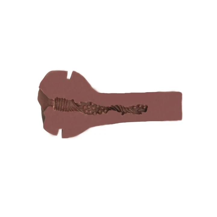 Masturbator podróżny o realistycznej konstrukcji, brązowy, 21 cm, wodoodporny