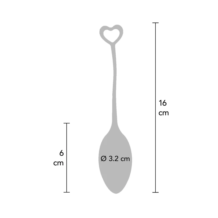 Trener mięśni dna miednicy różowy silikonowy, 16 cm, ergonomiczny design
