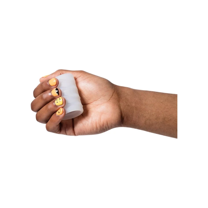 Ręczny masturbator ROMP Mosh z super miękką tuleją TPE i podwójną teksturą