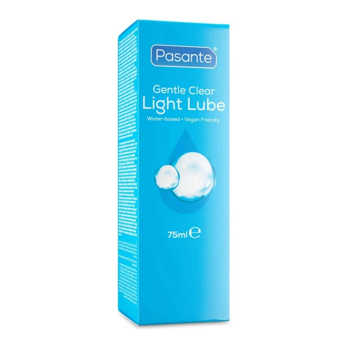 Lubrykant na bazie wody Pasante Gentle Light 75ml - delikatny, przezroczysty, bez zapachu