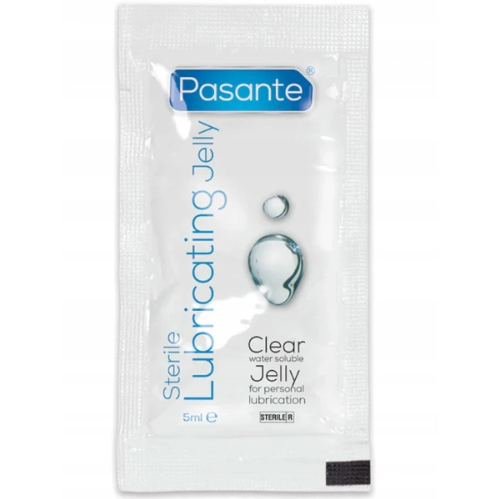 Sterylne saszetki lubrykantów Pasante 5ml – wodny żel nawilżający do zastosowań intymnych i medycznych