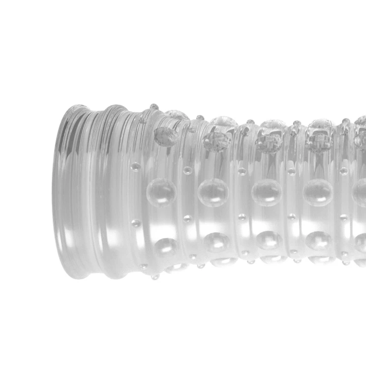 Rękaw seksualny – elastyczny z wypustkami, długość 15,5 cm, średnica wewnętrzna 3,3 cm