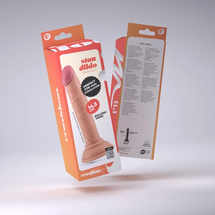 Dildo do penetracji z przyssawką 5,7