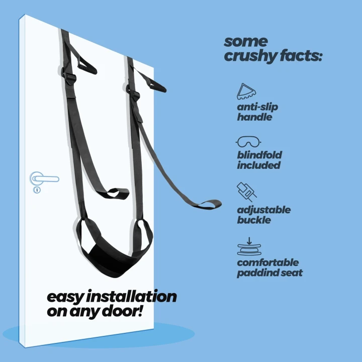 Huśtawka erotyczna do drzwi CRUSHIOUS DELUXE - Eksploracja intymności i przyjemności