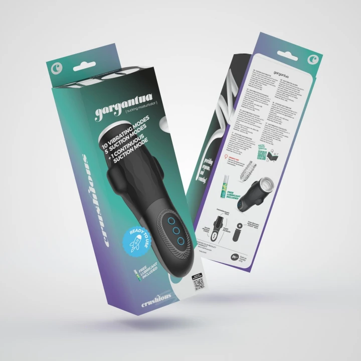 Masturbator z wymiennym rękawem i systemem ssania, 5 trybów ssania, 10 trybów wibracji