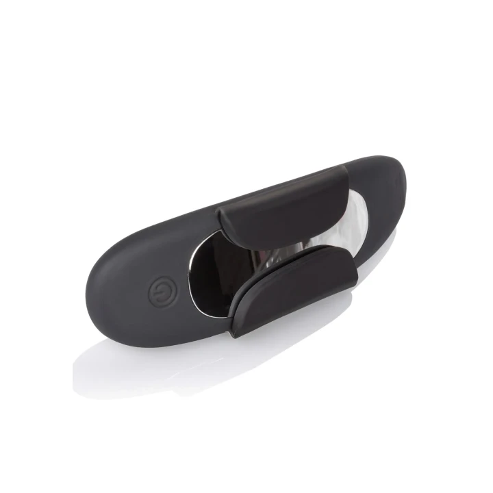 Zdalnie sterowany stymulator intymny z silikonu, wodoodporny, czarny