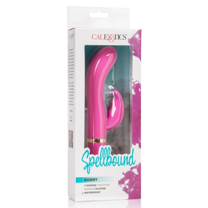 stymulator łechtaczki i punktu G, wibrator różowy, silikonowy, wodoodporny, 7 trybów wibracji