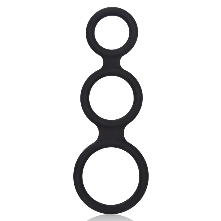 Pierścień erekcyjny Maximizer Enhancer Black z silikonu, 4 cm, zwiększający przyjemność