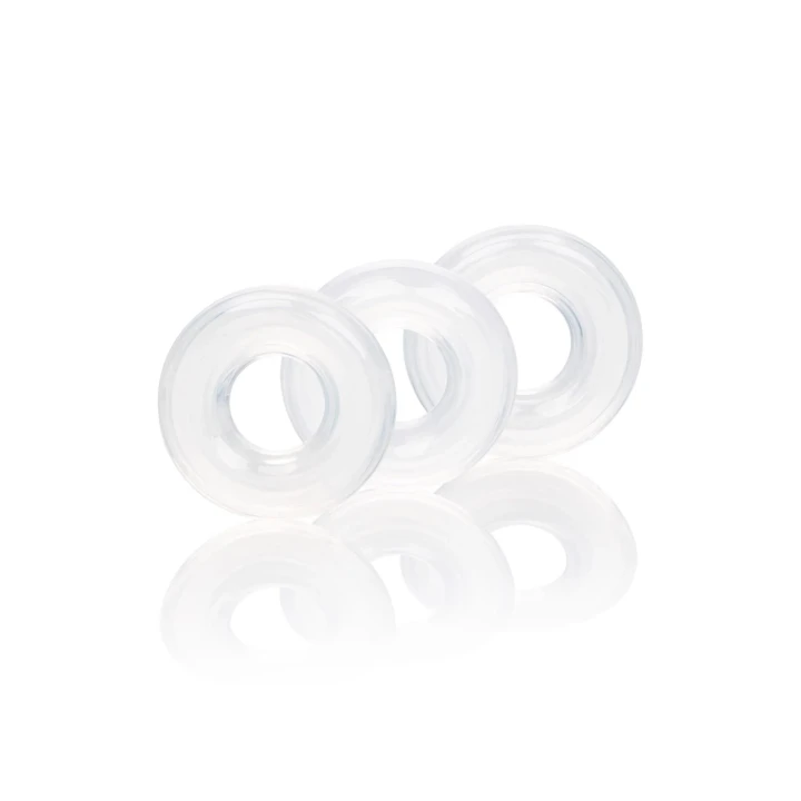 3 Stacker Rings Transparent