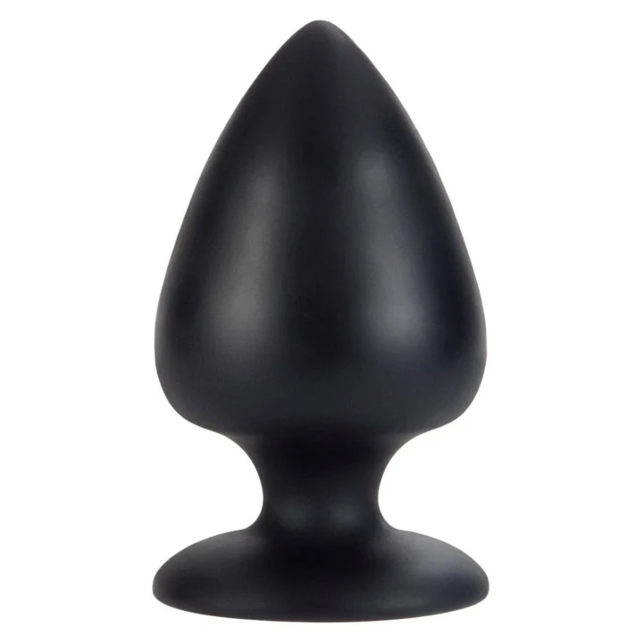Analny plug silikonowy COLT Big Boy Black, 8.25 cm, średnica 5.75 cm, dla przyjemności