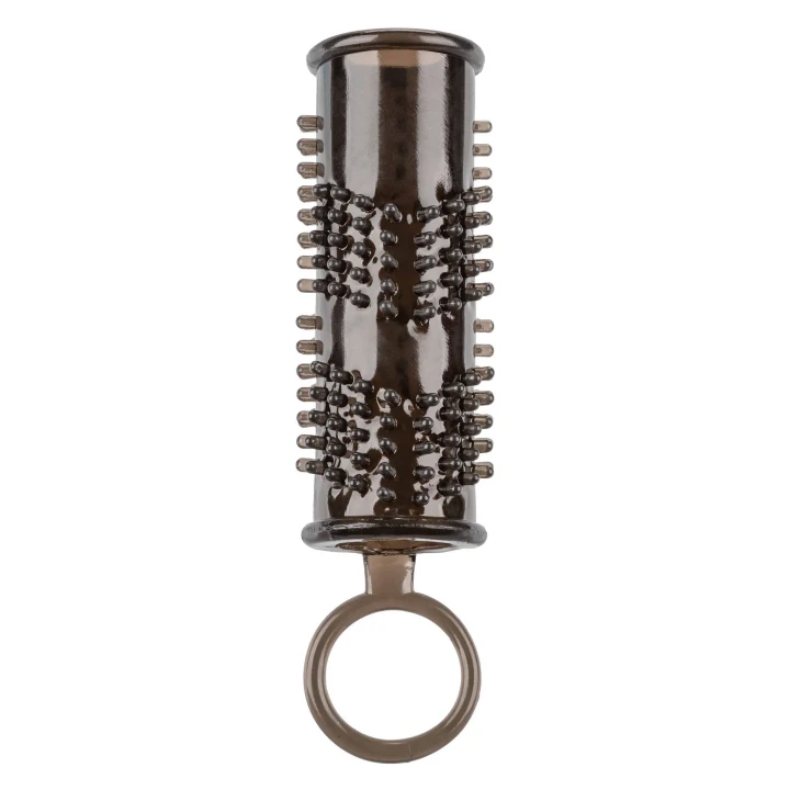 Innowacyjna nakładka stymulująca w kolorze szarym, zwiększająca grubość i długość.