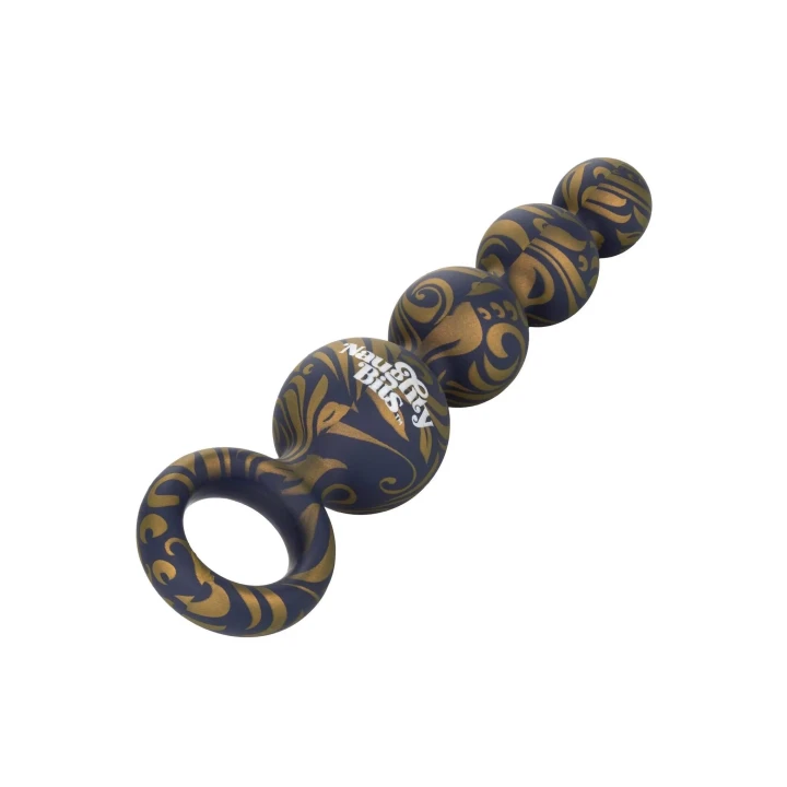 Kuleczki analne Butt Balls z silikonu, fioletowe 11.5 cm, wodoodporne, eleganckie