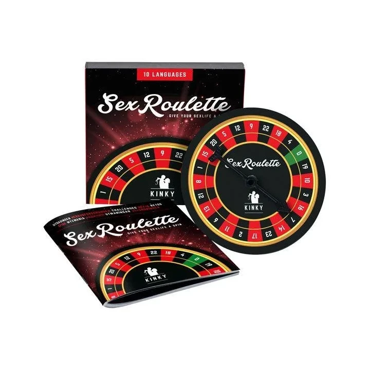 Gra erotyczna Sex Roulette Kinky - wyzwania intymności i emocji, 24 opcje zabawy