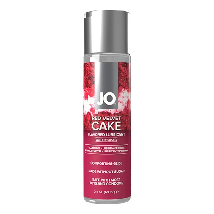 Lubrykant o smaku Red Velvet Cake 60 ml - System JO, idealny do intymnych chwil
