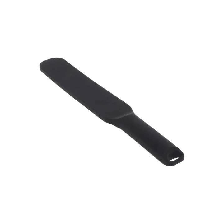 Paddle z kolcami, duże, czarne, silikonowe, 31 cm, dla miłośników BDSM