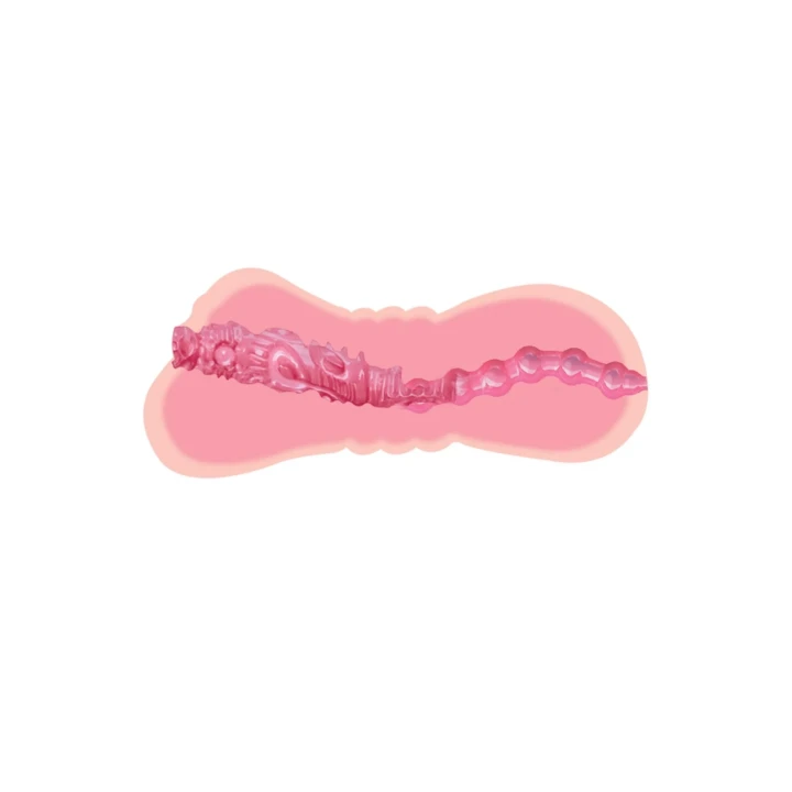 Masturbator z podwójnym wejściem Pussy i Ass, realistyczny materiał, wodoodporny