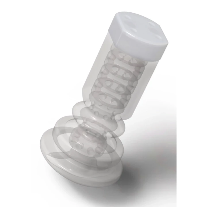 Automatyczny masturbator męski z wibracjami i ruchami dojenia, czarny, IPX4